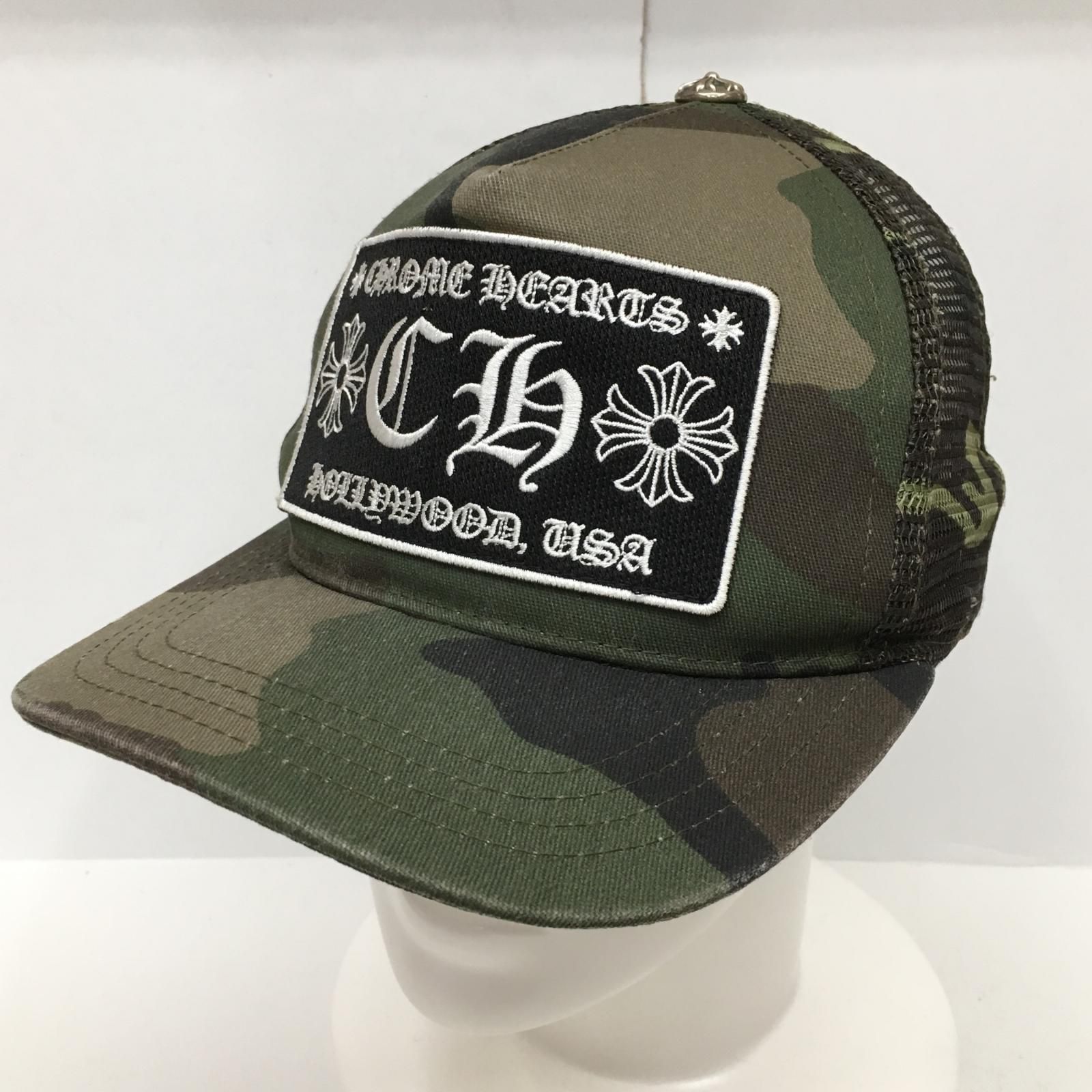 【加古川店】 中古 CHROME HEARTS | クロムハーツ キャップ トラッカーキャップ CH カモ カモ 【134】