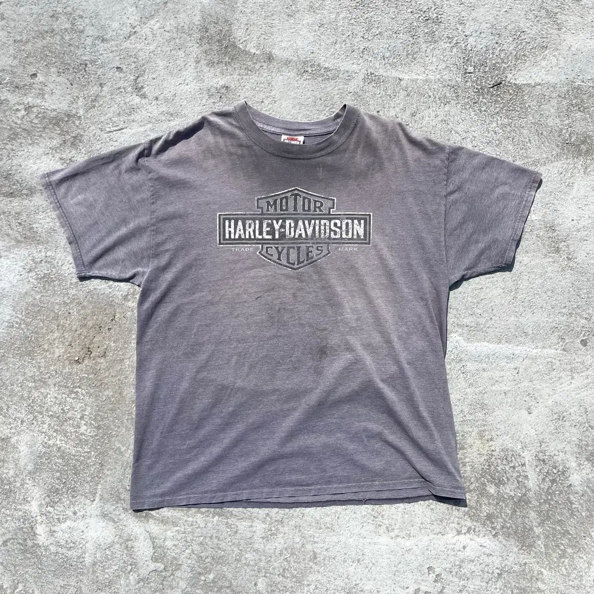 ハーレーダビッドソン 00s HARD SUN FADE モーターサイクル ヴィンテージ Tシャツ