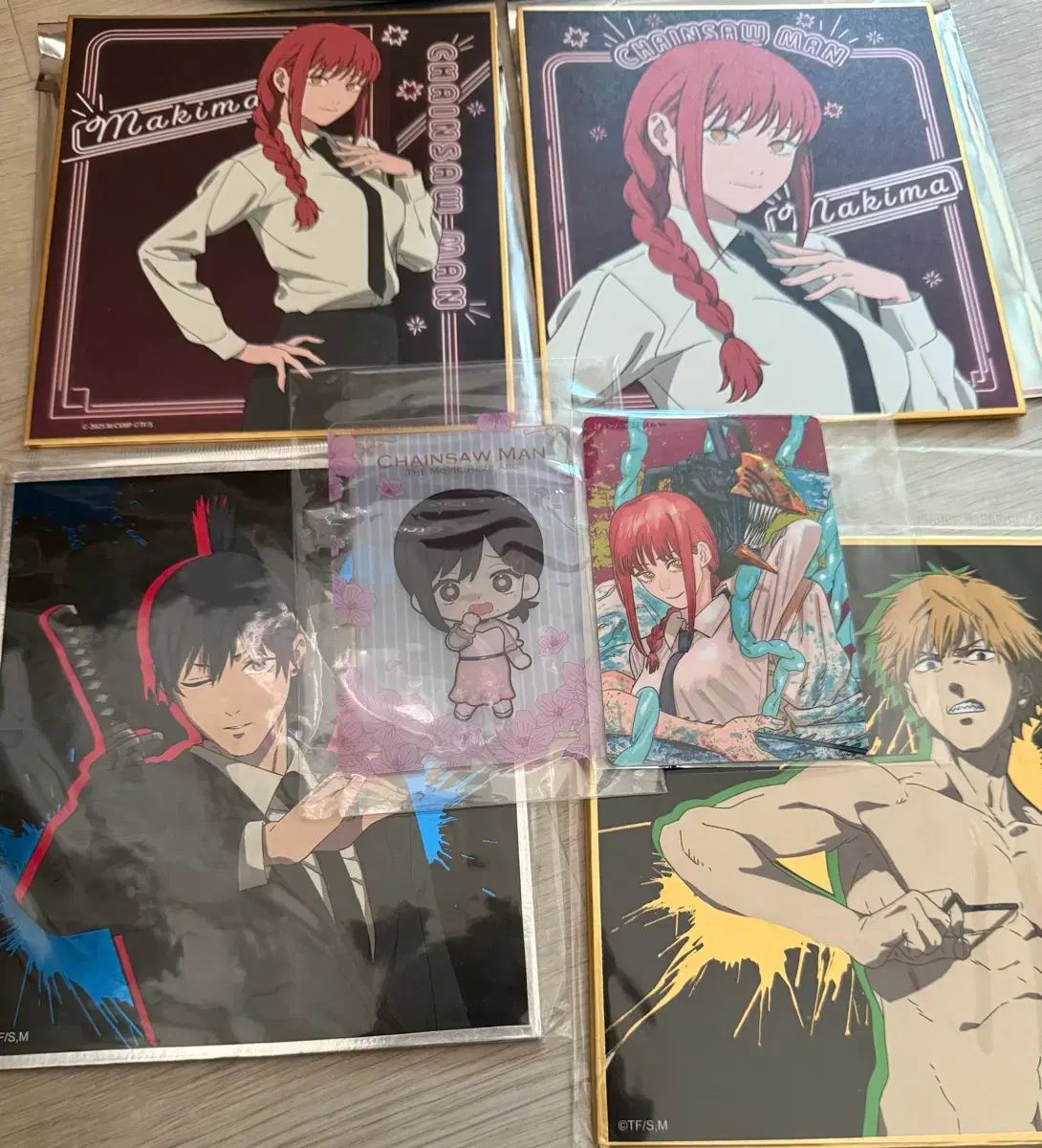まとめ売り) チェンソーマン ビジュアル色紙