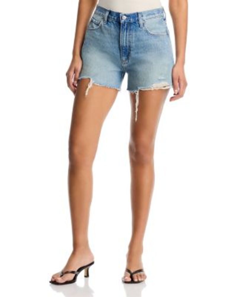 ペイジ レディース ボトムス ハーフパンツ・ショーツ ショートパンツ デニム PAIGE Archie Raw Hem Denim Shorts Foret デニム