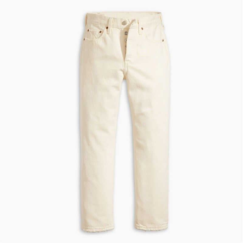 リーバイス レディース ボトムス デニムパンツ クロップド ジーンズ Levis 501 Cropped Jeans Ecru Booper No エクリュ