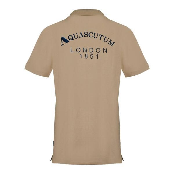 アクアスキュータム メンズ トップス ポロシャツ Aquascutum Polo Sn99 Beige ベージュ