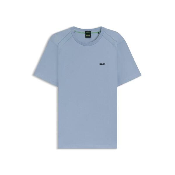 ボス メンズ トップス Tシャツ ポロシャツ Boss Tee Tape 10262779 01 Polo Shirt Mens Open Blue ブルー