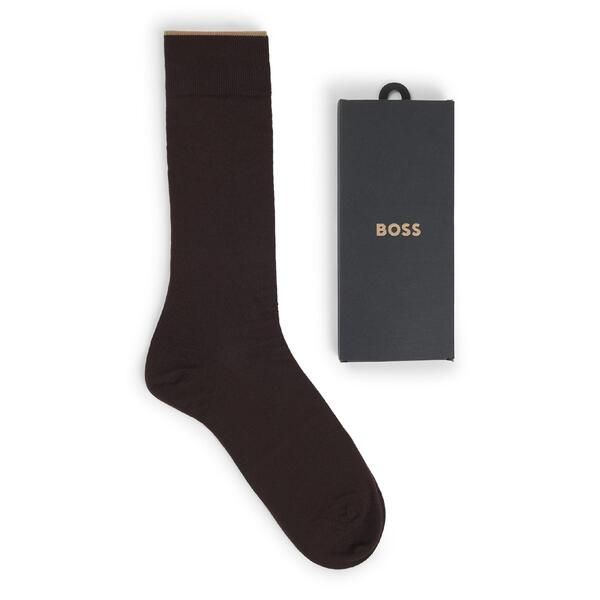 ボス メンズ アンダーウェア 靴下 シルク アンクル Boss Rs Cashmere Silk Uni 10265696 Ankle Sock Mens Dark Brown ブラウン