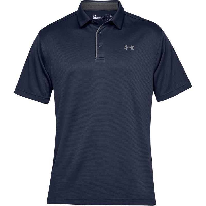 アンダーアーマー メンズ トップス ポロシャツ Under Armour Tech Polo Shirt Mens Midnight Navy ネイビー