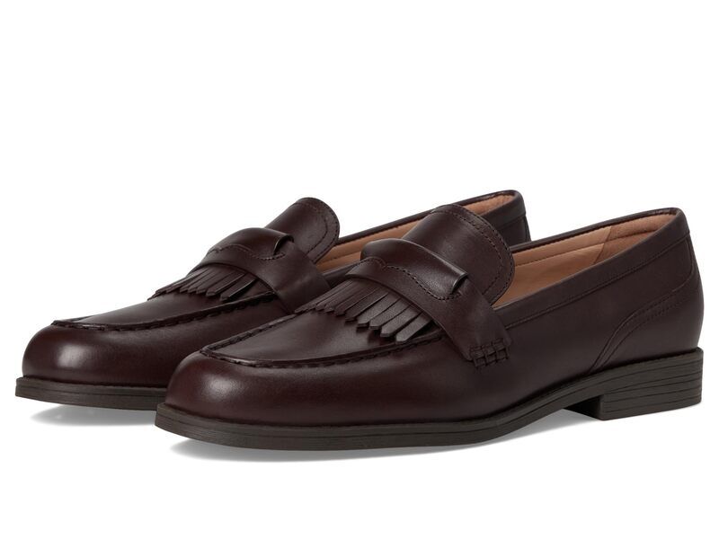 コールハーン レディース シューズ スリッポン・ローファー Cole Haan Stassi Kiltie Loafers Madiera Brown Leather ブラウン