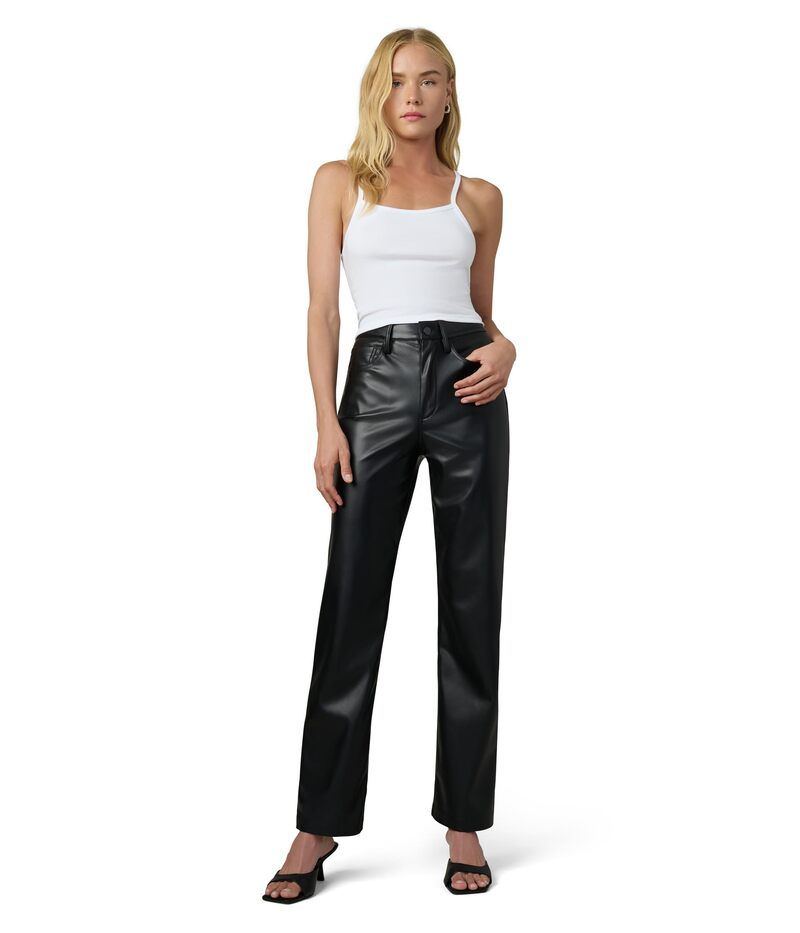 ジョーズジーンズ レディース ボトムス デニムパンツ レザー Joes Jeans The Margot Vegan Leather Black ブラック