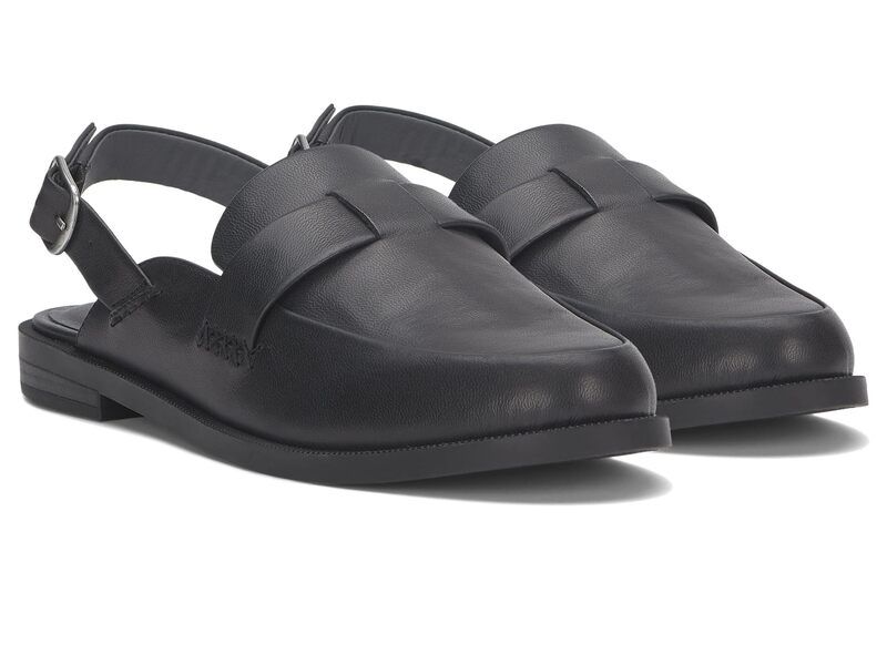 ラッキーブランド レディース シューズ スリッポン・ローファー Lucky Brand Louisaa Slingback Mule Black ブラック