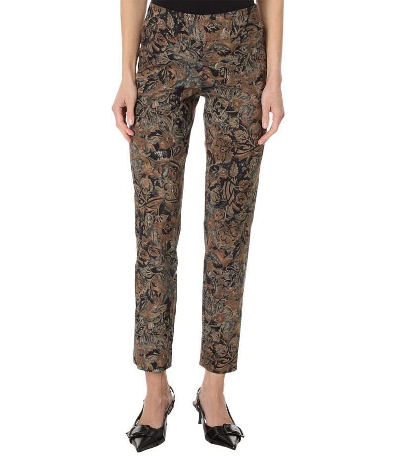 クレイジーラリー レディース ボトムス カジュアルパンツ アンクル Krazy Larry Pull on Ankle Brown Leaves ブラウン
