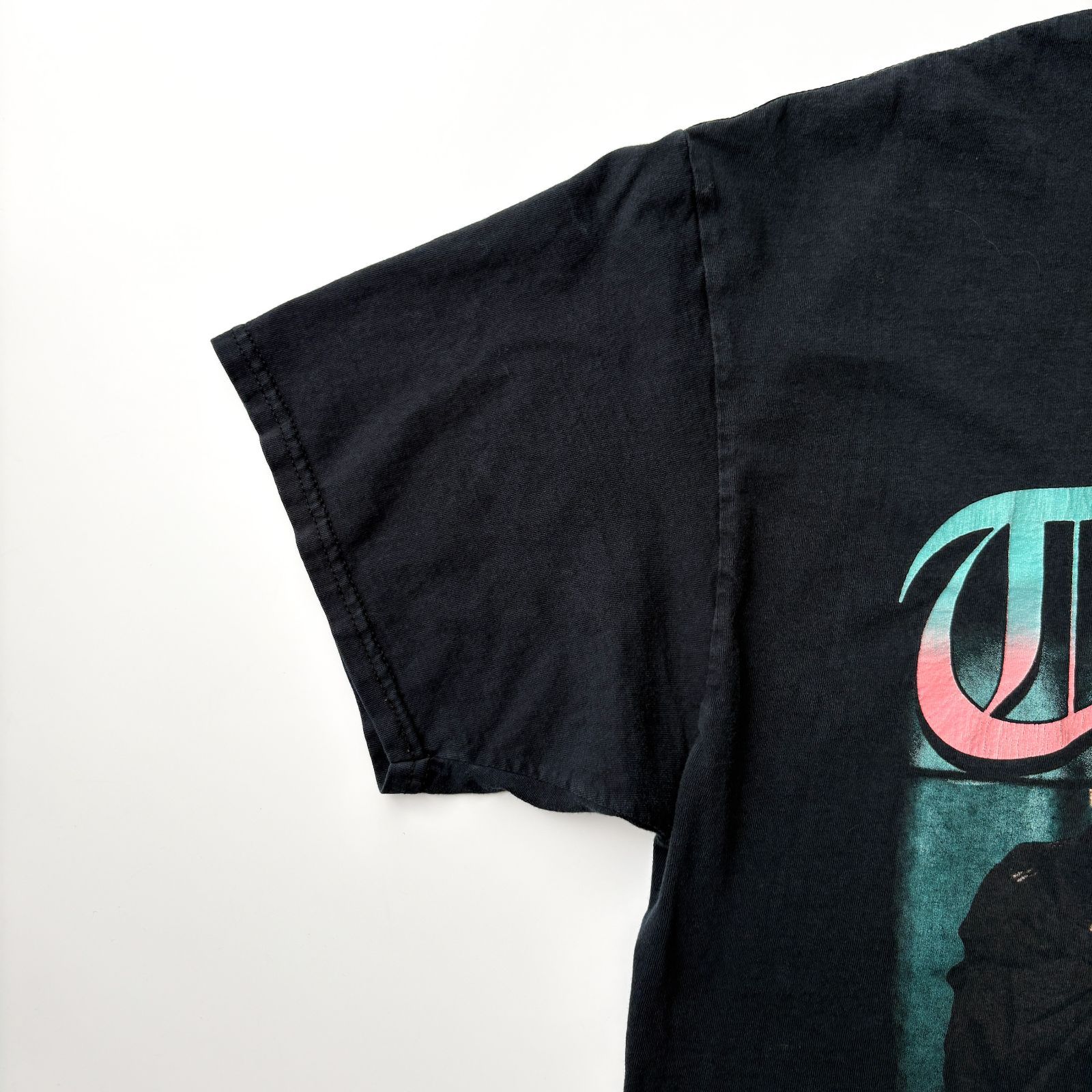2PAC ラップTシャツ L ブラック 大判プリント トゥーパック Y2K 