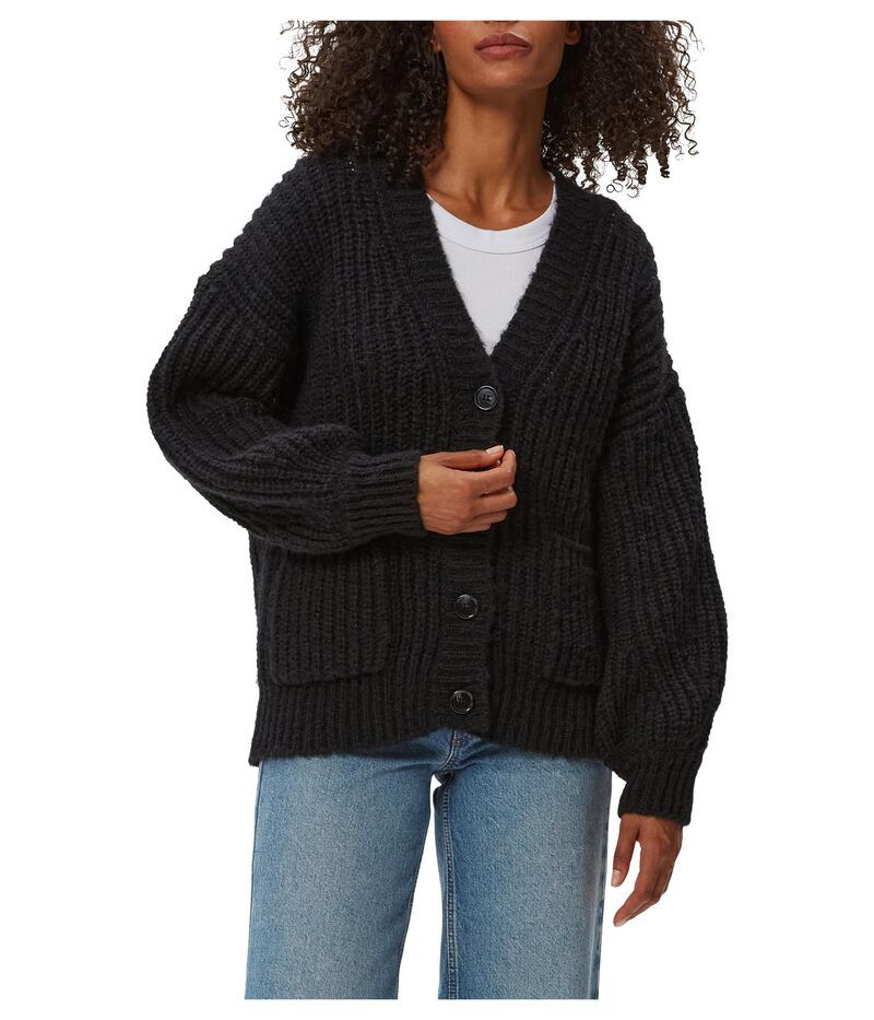 マイケルスターズ レディース アウター ニット・セーター カーディガン Michael Starskye Grandpa Cardigan Black ブラック