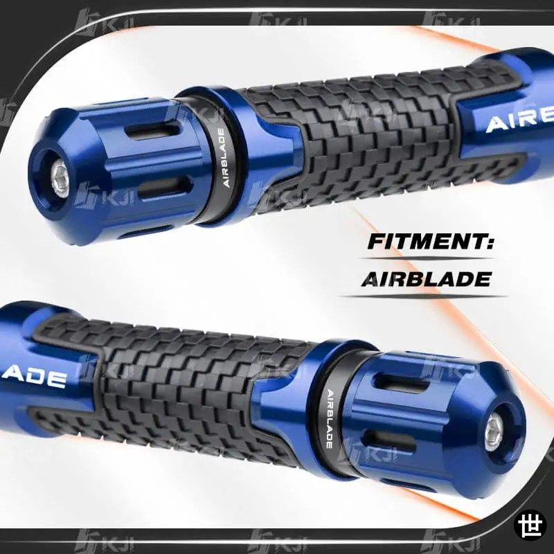 ホンダ エアブレード 160/150/125/110 用滑り止めハンドグリップバーエンドウェイトハンドルスロットルグリップバーエンドスライダーアクセ
