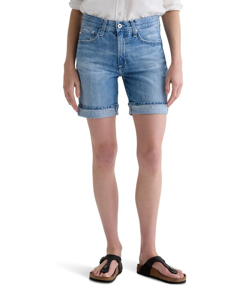 エージージーンズ レディース ボトムス ハーフパンツ・ショーツ ショートパンツ AG Jeans ExBoyfriend MidRise Slouchy Shorts in 17 Years Dive