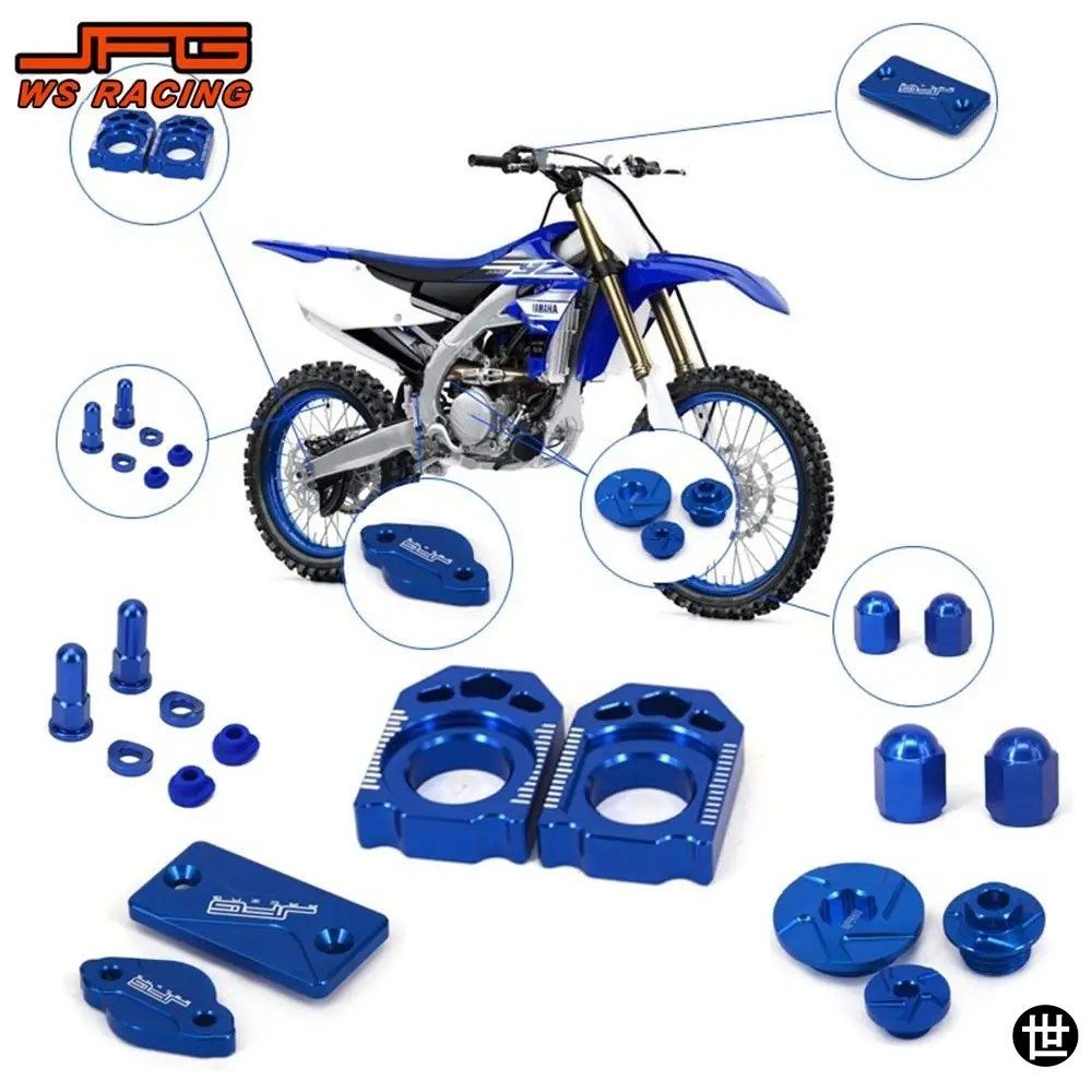 ヤマハ YZ WR 250F 250X 250R 450F YZ250F YZ450F 用オートバイ ブレーキ フルード リザーバー カバー アクスル ブロック エンジン カバー