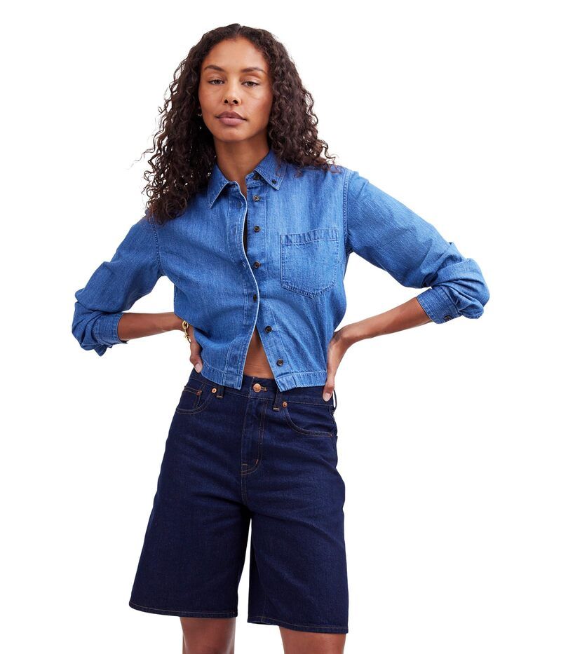 メイドウェル レディース ボトムス ハーフパンツ・ショーツ ショートパンツ Madewell Bermuda Shorts In Bronxville Wash Bronxville Wash