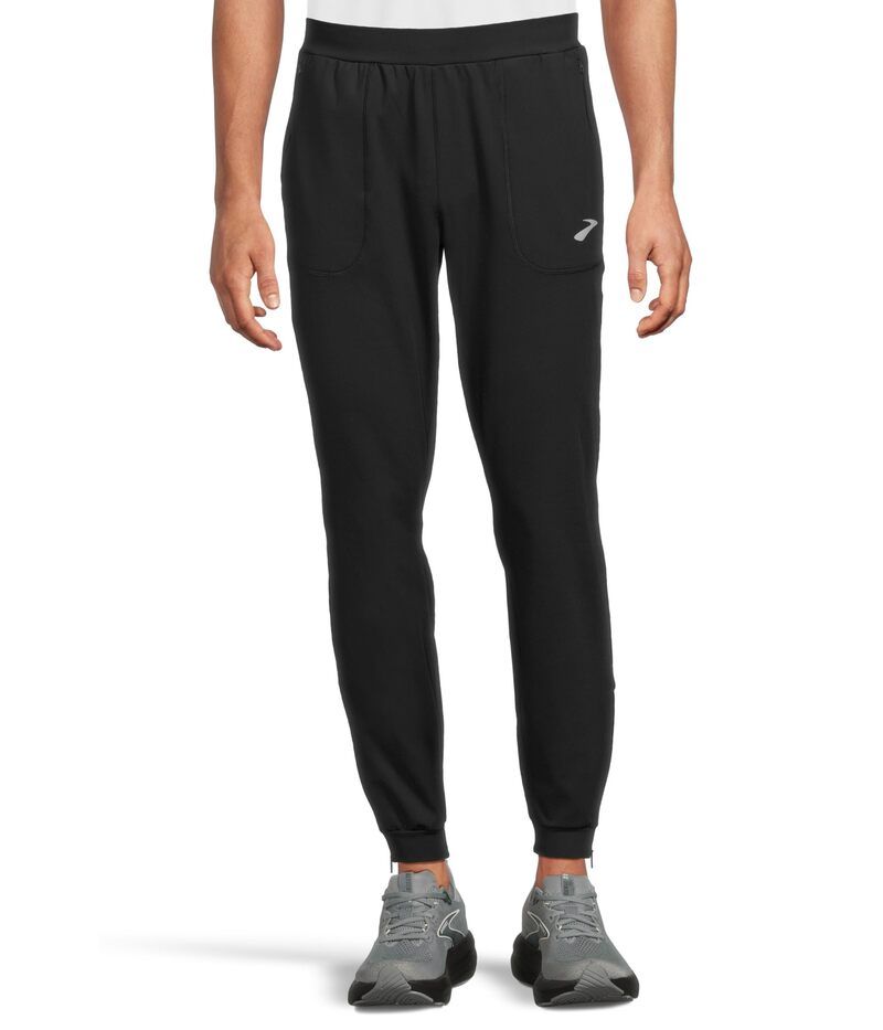 ブルックス メンズ ボトムス カジュアルパンツ Brooks Momentum Thermal Pants Black ブラック