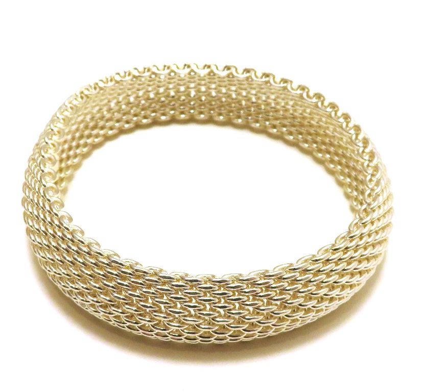 TIFFANY&Co. ティファニー ジュエリー サマセットバングル/SV/約58.7g【205】 貴金属･宝石 ブレスレット シルバー925 SV925 シルバー ユニセックス【中古】