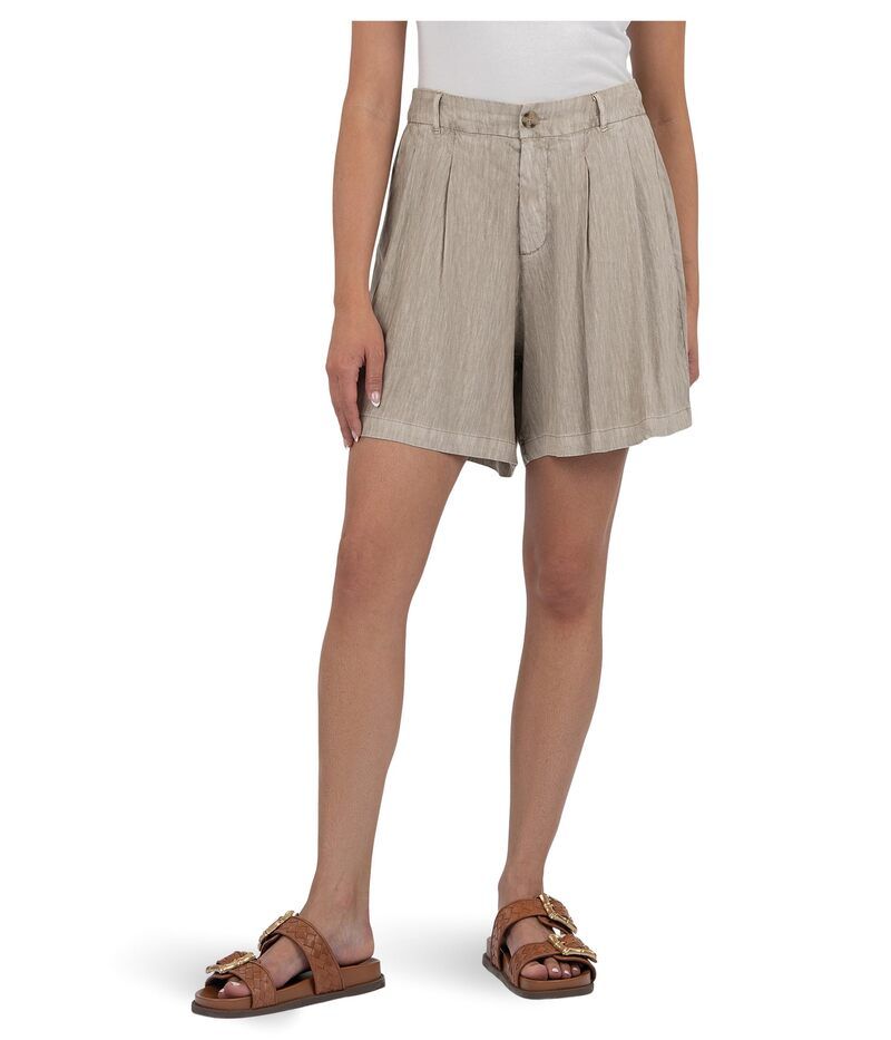 カットフロムザクロス レディース ボトムス ハーフパンツ・ショーツ プリーツ ショートパンツ KUT from the Kloth Catalina Pleated Shorts With Trous