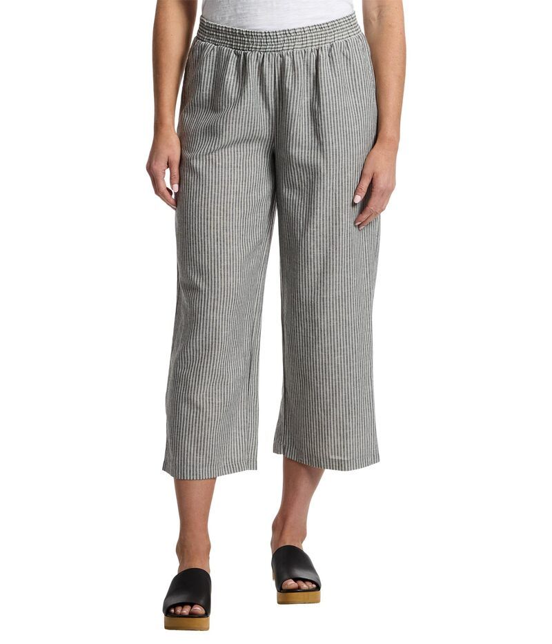 モッドドック レディース ボトムス カジュアルパンツ ワイドレッグ クロップド Mododoc Cropped Wide Leg Pants Washed EbonyNatural