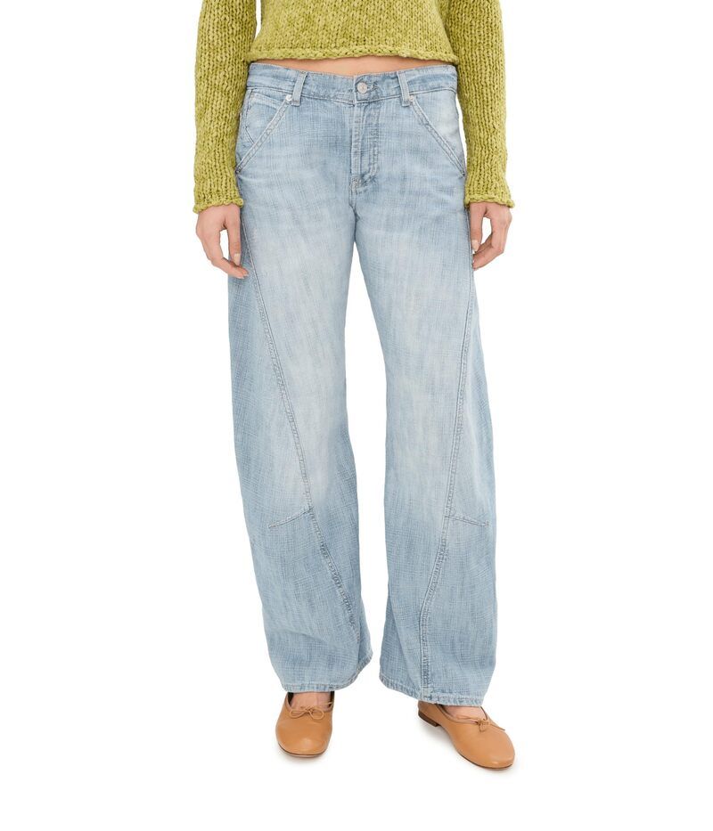 フリーピープル レディース ボトムス デニムパンツ ローライズ ジーンズ Free People We The Free Highland Low Rise Bowed Jeans Art Schoo