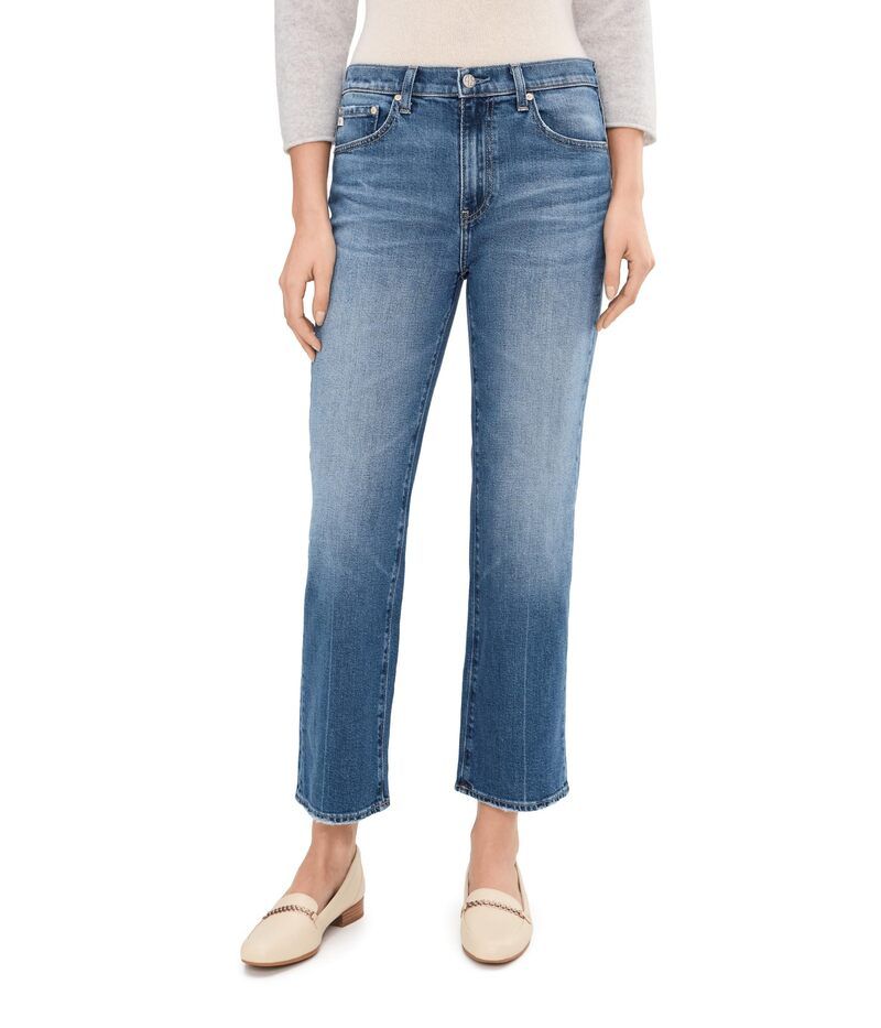 エージージーンズ レディース ボトムス デニムパンツ AG Jeans Brinley MidRise Straight Crop 17 Years Myster