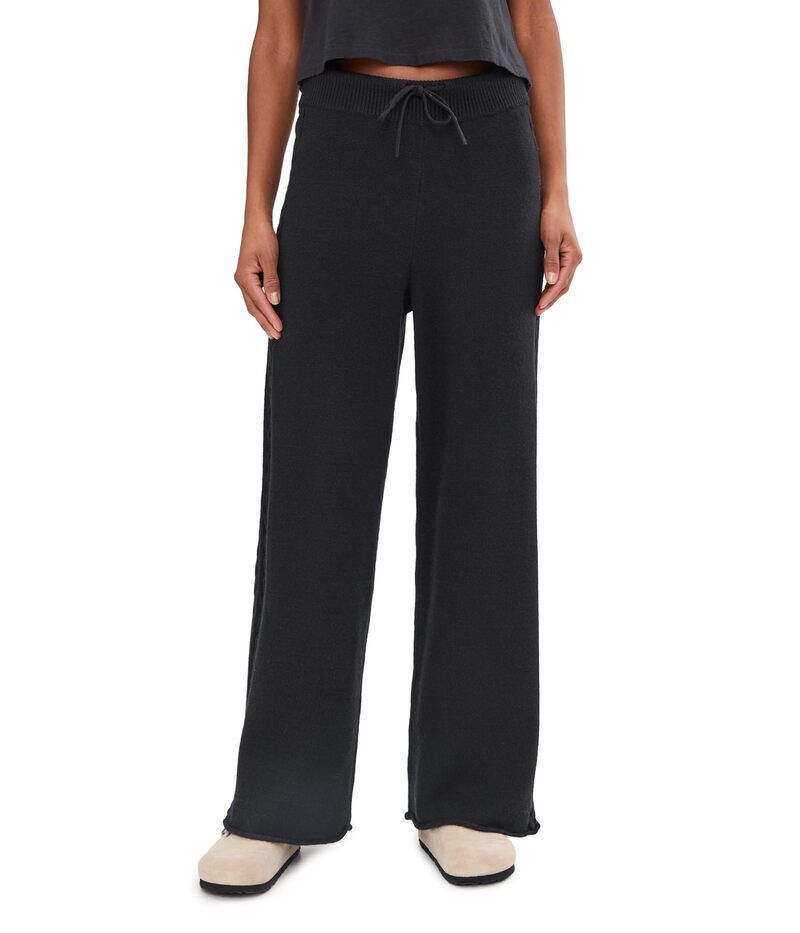スプレンディット レディース ボトムス カジュアルパンツ セーター Splendid Jet Set Sweater Pants Black ブラック