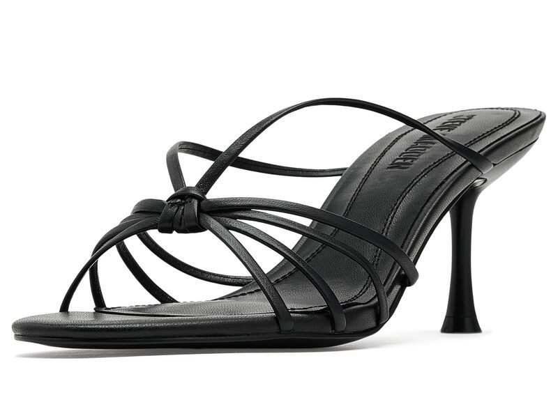スティーブ マデン レディース シューズ サンダル Steve Madden Edna Black Leather ブラック