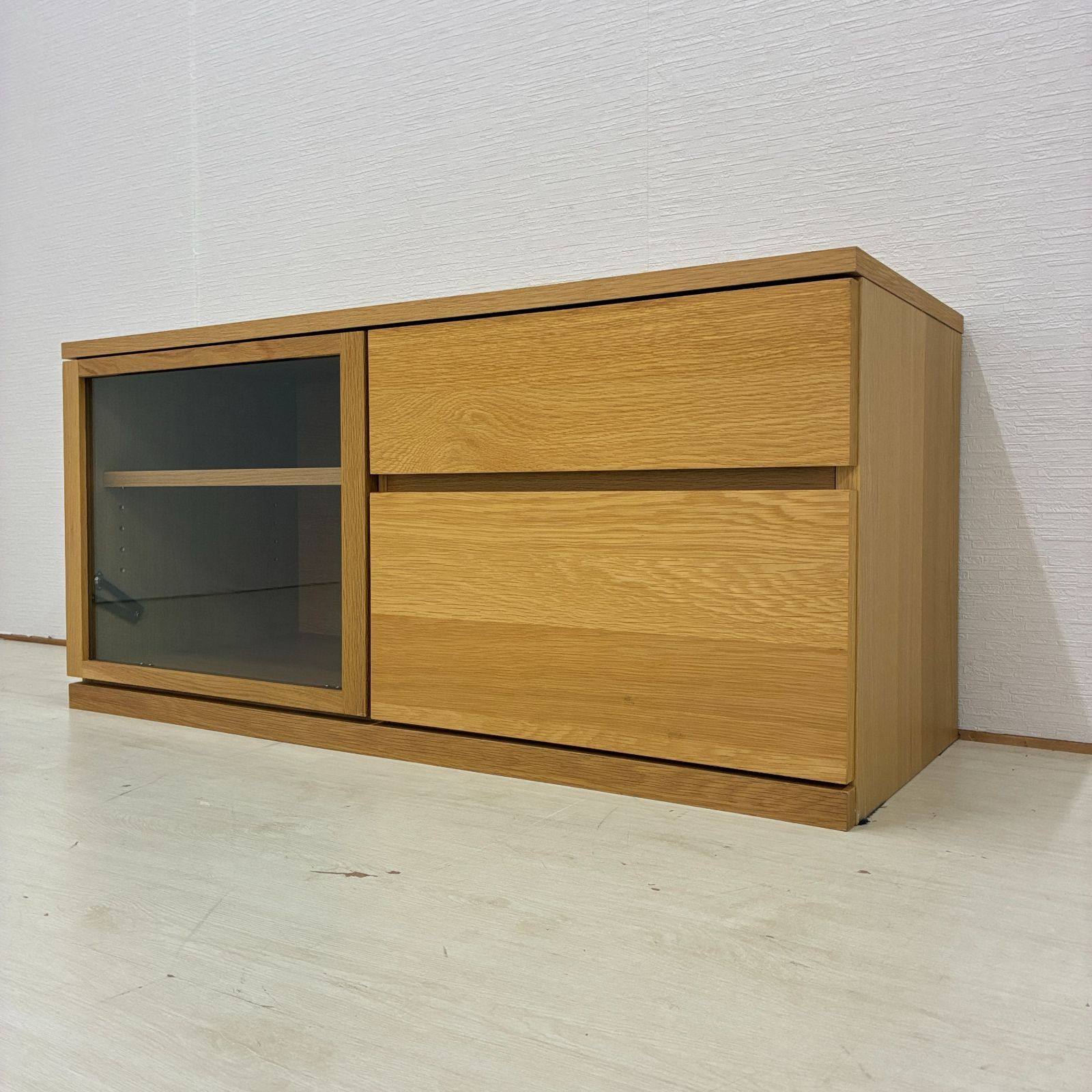 展示品【無印良品】テレビ台 テレビボード ローボード AVラック オーク 