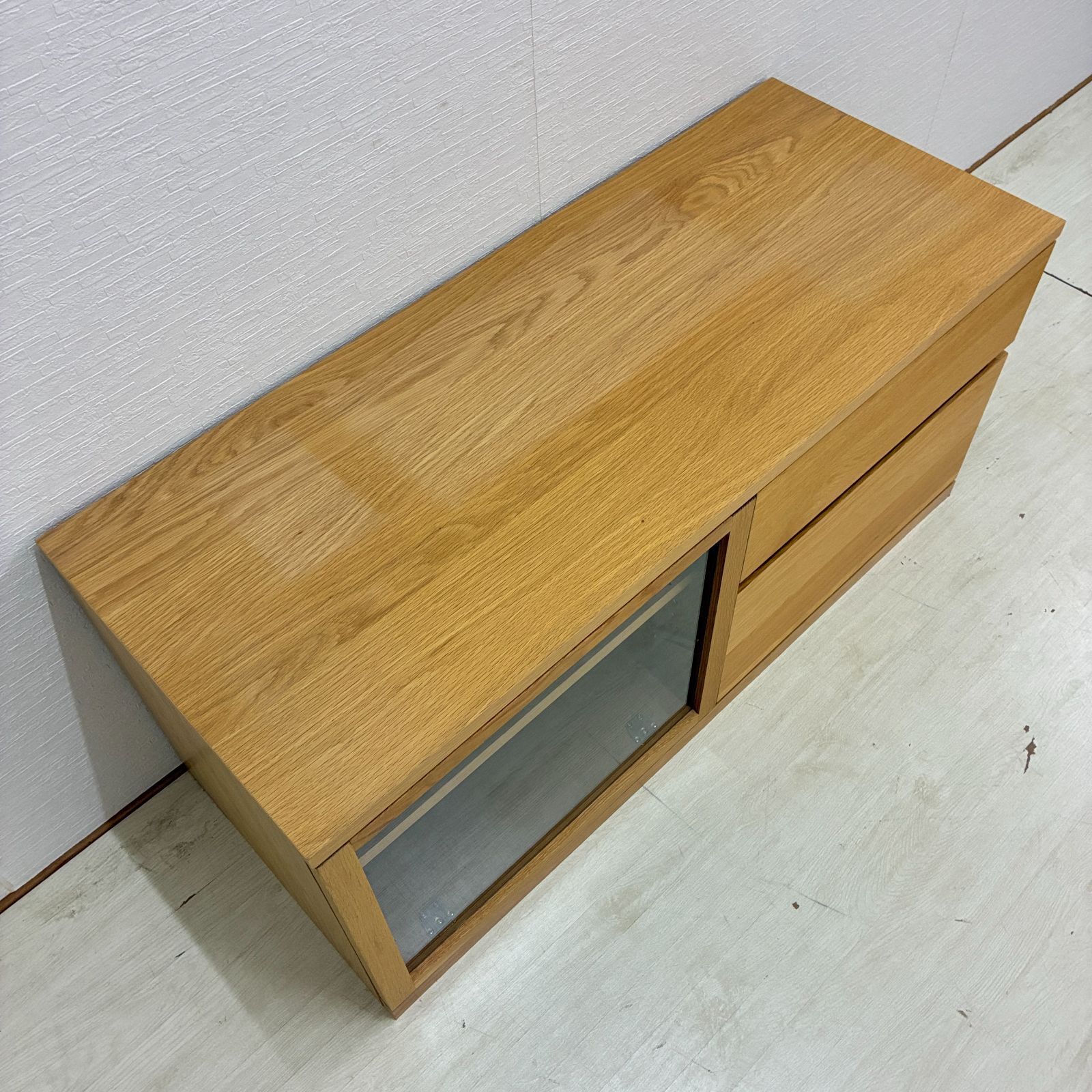 展示品【無印良品】テレビ台 テレビボード ローボード AVラック オーク