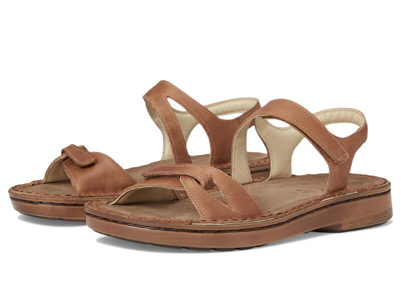 ナオト レディース シューズ サンダル Naot Evora Latte Brown Lea ブラウン