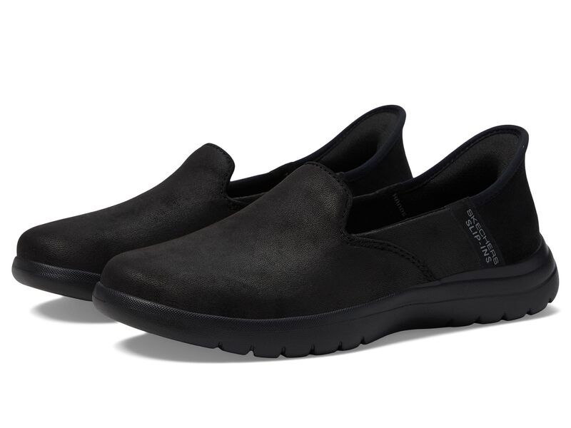 スケッチャーズ レディース シューズ スニーカー キャップ SKECHERS Performance OnTheGo Flex Captivating Hands Free SlipIns Black