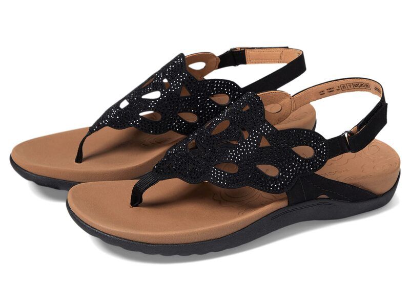 ロックポート レディース シューズ サンダル Rockport Ridge Sling Black Bling ブラック