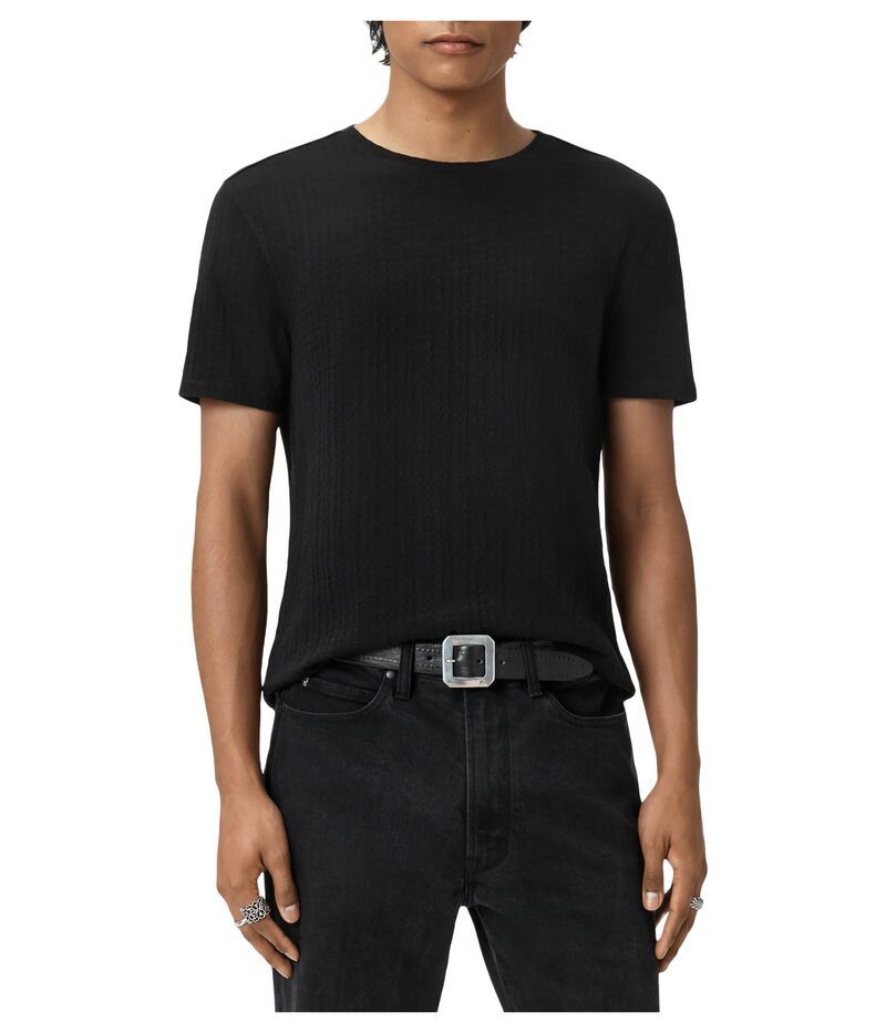 ジョンバルベイトス メンズ トップス シャツ John Varvatos Brasse Crew K7009W25 Black ブラック