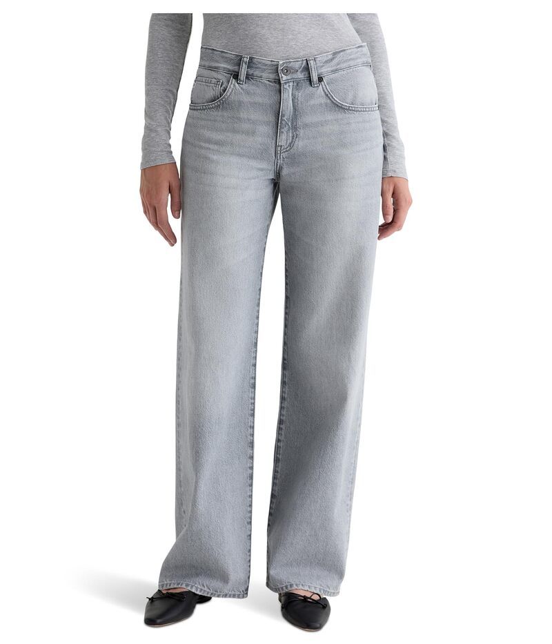 エージージーンズ レディース ボトムス デニムパンツ ワイドレッグ ローライズ AG Jeans Adria Low Rise Baggy Wide Leg In Al Fresco Al Fresc