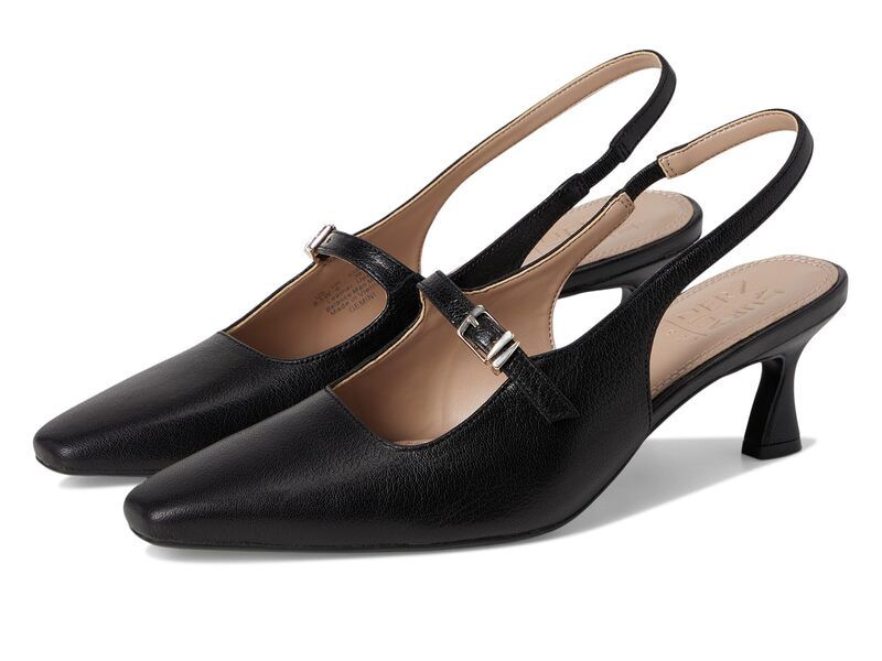 ナチュライザー レディース シューズ サンダル ミニ Naturalizer Gemini Black Leather ブラック