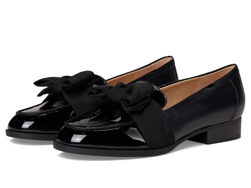 バンドリーノ レディース シューズ スリッポン・ローファー Bandolino Lindio Black Patent ブラック