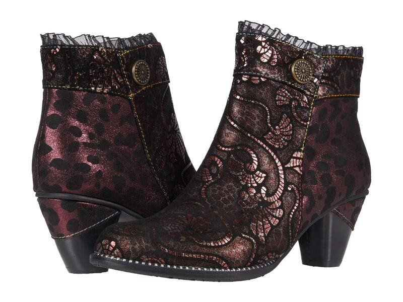 スプリングステップ レディース シューズ ブーツ・レインブーツ LArtiste by Spring Step Dessa Bordeaux Multi マルチカラー