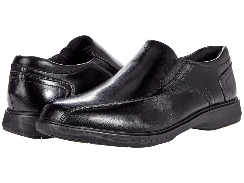 ノンブッシュ メンズ シューズ スリッポン・ローファー Nunn Bush Kore Pro Bicycle Toe SlipOn Black ブラック