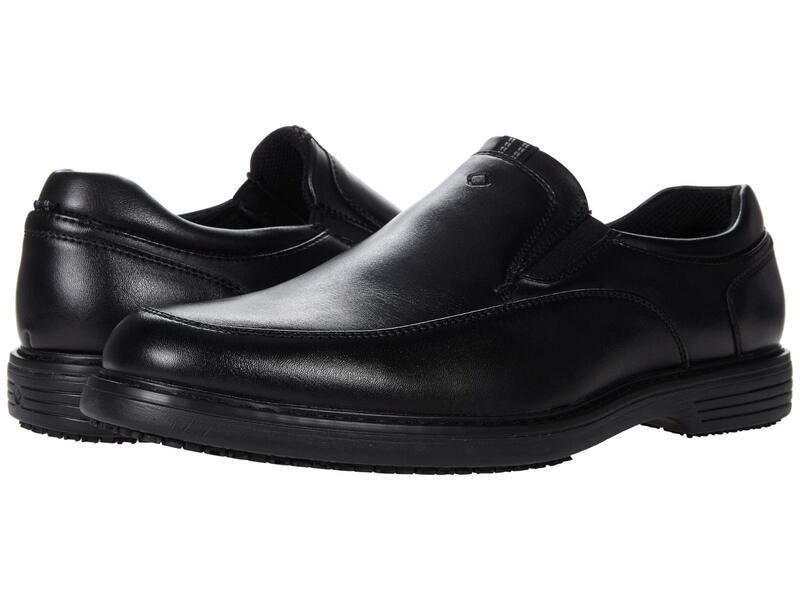 ノンブッシュ メンズ シューズ スリッポン・ローファー Nunn Bush Wade Work Moc Toe SlipOn Black ブラック