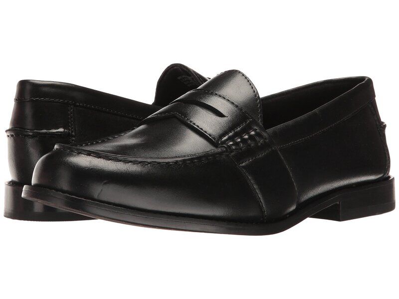 ノンブッシュ メンズ シューズ スリッポン・ローファー Nunn Bush Noah Beef Roll Penny Loafer Black ブラック