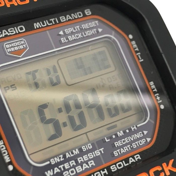 CASIO G-SHOCK 腕時計 メンズ タフソーラー 電波 スクエアフェイス