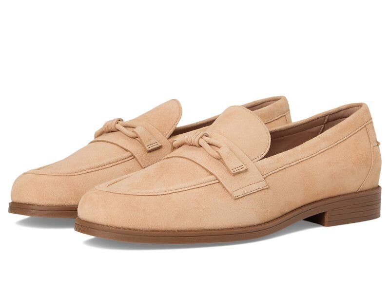 コールハーン レディース シューズ スリッポン・ローファー ローファー Cole Haan Stassi Bow Loafers Tuscan Sand Suede サンド