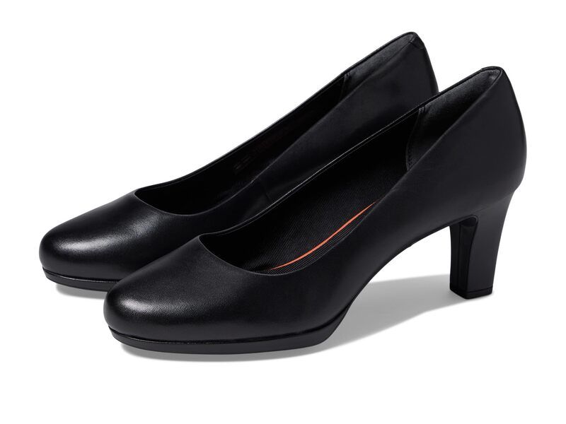 ロックポート レディース シューズ ヒール Rockport Total Motion Leah Pump Black Nappa ブラック