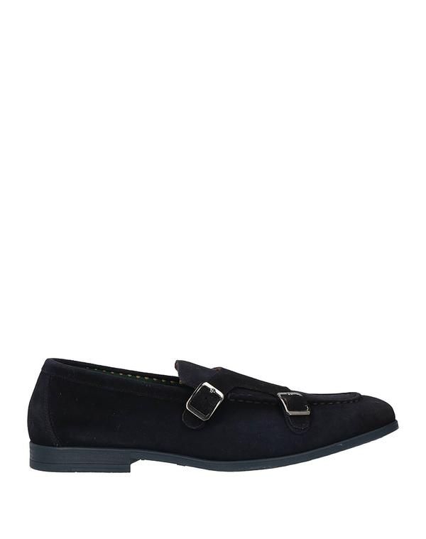 ドンカルズ メンズ シューズ スリッポン・ローファー DOUCALS モカシン Midnight Blue ブルー