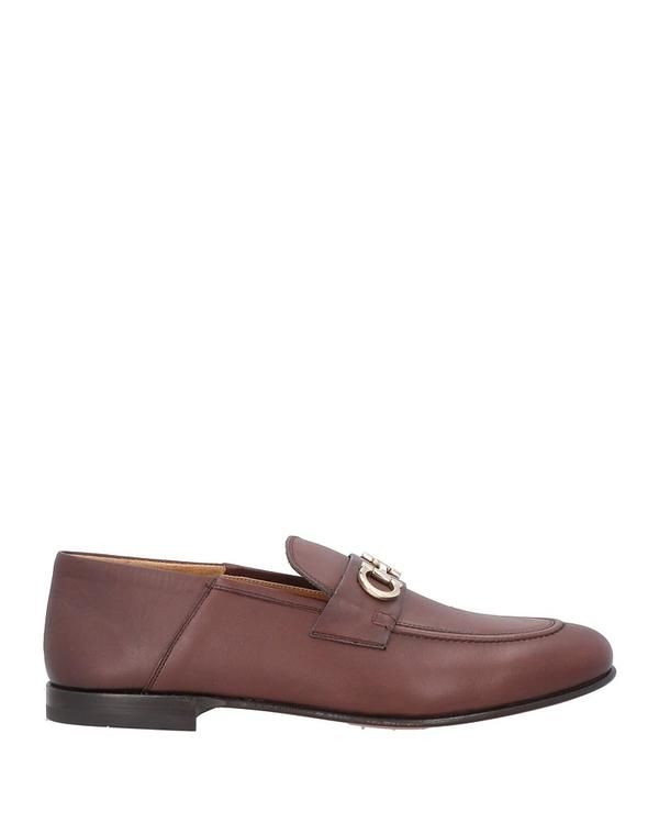 フェラガモ メンズ シューズ スリッポン・ローファー FERRAGAMO モカシン Chocolate Brown ブラウン