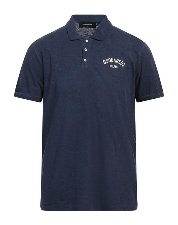 ディースクエアード メンズ トップス ポロシャツ DSQUARED2 ポロシャツ Navy ネイビー