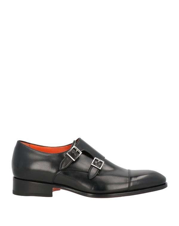 サントーニ メンズ シューズ スリッポン・ローファー SANTONI モカシン Black ブラック