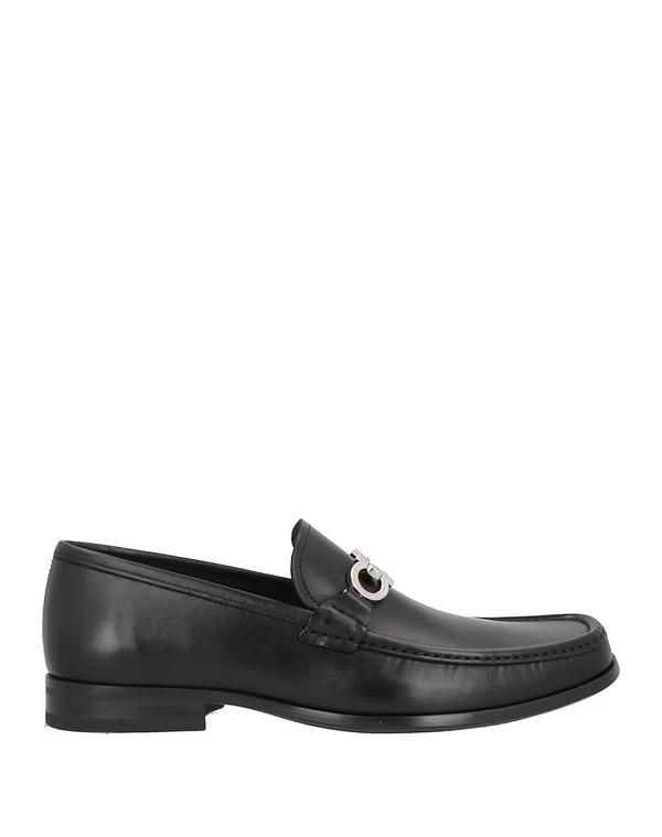 フェラガモ メンズ シューズ スリッポン・ローファー FERRAGAMO モカシン Black ブラック