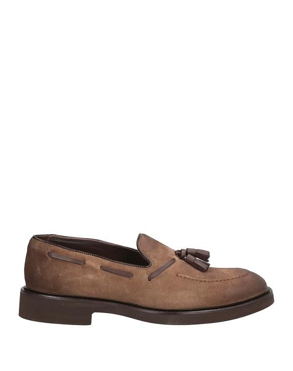 ドンカルズ メンズ シューズ スリッポン・ローファー DOUCALS モカシン Khaki カーキ