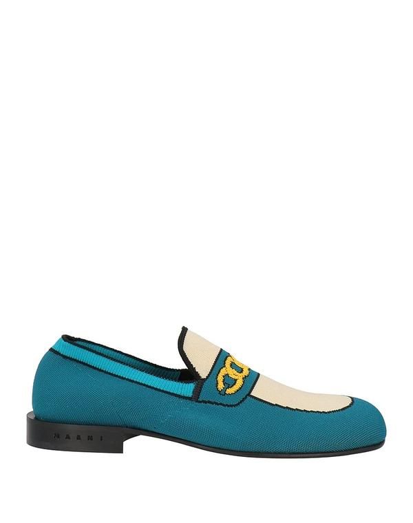 マルニ メンズ シューズ スリッポン・ローファー MARNI モカシン Deep Teal ティール